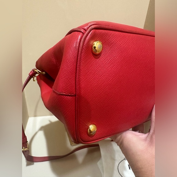 Prada Saffiano Lux Double Zip Tote - Picture 7 of 15